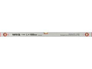 Poziomnica aluminiowa, 3 libelki 1000 mm yt-3004 yato