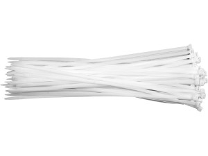 Opaski plastikowe 350x7,6 mm 50szt. białe