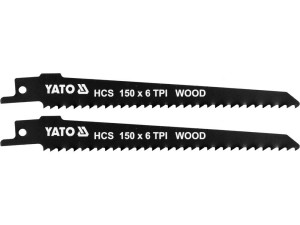Brzeszczoty do drewna hcs150mm 6tpi 2sz yato yt-33922