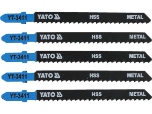 Brzeszczot do wyrzynarki typ t, 8 tpi, do metalu, 5 szt yt-3411 yato