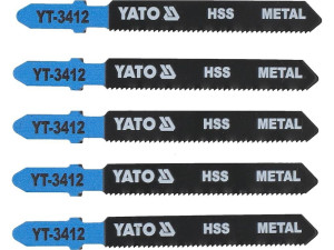 Brzeszczot do wyrzynarki typ t, 21 tpi, do metalu, 5 szt yt-3412 yato