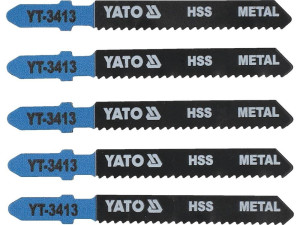 Brzeszczot do wyrzynarki typ t, 12 tpi, do metalu, 5 szt yt-3413 yato