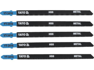 Brzeszczot do wyrzynarki typ t, 21 tpi, do metalu, 5 szt yt-3416 yato