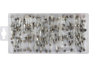 Bezpieczniki szklane 6x30mm 120 szt mix