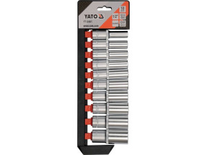 Zestaw nasadek długich 1/2'' 10cz. yato