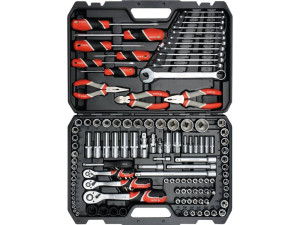 Zestaw narzędziowy 1/4, 3/8, 1/2 kpl 129 szt yt-38881 yato
