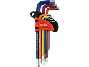 Klucze imbusowe imbusy hex 1.5-10mm 9 sztuk