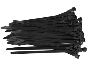 Opaski plastikowe 200x7,6 mm 50szt. czarne
