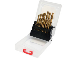 Zestaw wierteł do metalu hss-tin 19szt 1-10mm yt-44675 yato