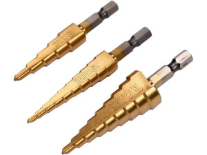 Zestaw wierteł stopniowych 3szt. yato yt-44731