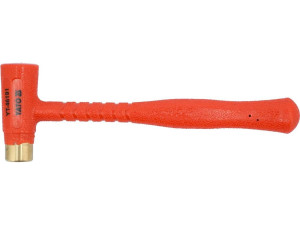 Młotek bezodrzutowy 0,7kg z mosiężnym bijakiem