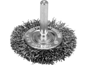Szczotka tarczowa z trzpieniem 50mm inox na wiertarkę yato