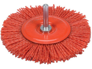 Szczotka tarczowa z trzpieniem 100mm nylon yato