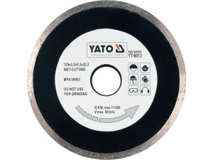Tarcza diamentowa, segment ciągły, 125 mm do glazury yato