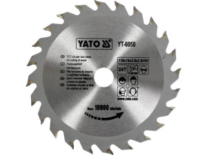 Tarcza widiowa do drewna 130x16mm 24 zęby yato