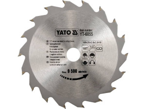 Tarcza widiowa do drewna 160x18tx20mm yato