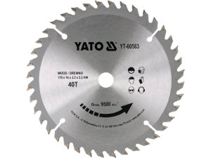 Tarcza widiowa do drewna 170x40tx16mm yato