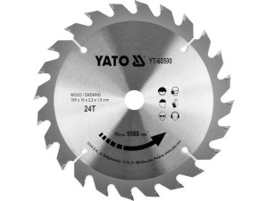 Tarcza widiowa do drewna 165x24tx16mm yato