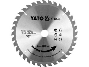 Tarcza widiowa do drewna 185x36tx20mm yato