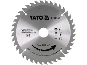 Tarcza widiowa do drewna 200x40tx30mm yato
