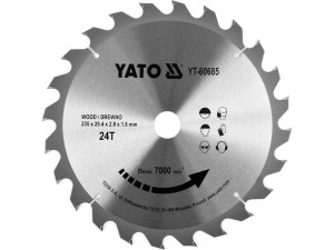 Tarcza widiowa do drewna 235x24tx25,4mm yato