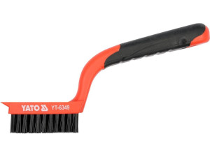Szczotka nylonowa,5 rzędów,rękojeść plastikowa yt-6349 yato