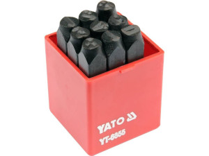 Znaczniki numeratory cyfrowe 8 mm, kpl. 9 szt. yt-6855 yato