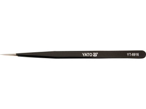 Pęseta prosta antystatyczna 140 mm powlekana yt-6916 yato