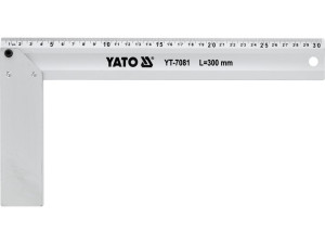 Yato kątownik stolarski 300mm przymiar aluminiowy