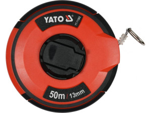 Taśma miernicza stalowa 50 m x 13 mm nylon yato