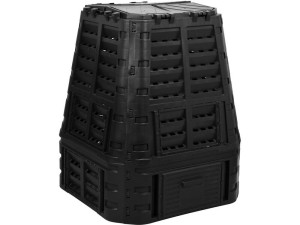Kompostownik ogrodowy 740l czarny jednokomorowy