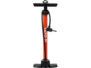 Pompka ręczna do auta rowerowa manometr 8 bar yato