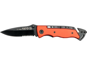 Nóż składany ratowniczy 200mm yt-76052 yato