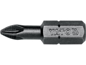 Końcówki wkrętakowe 1/4x25 mm, pz1, 50 szt yt-7810 yato