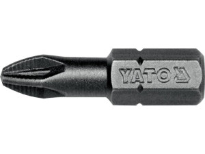 Końcówki wkrętakowe 1/4x25 mm, pz2, 50 szt bity yato