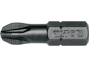 Końcówki wkrętakowe 1/4x25 mm, pz3, 50 szt yt-7812 yato