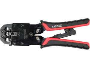 Zaciskarka zaciskacz wtyków yato rj45rj10 rj11 3w1