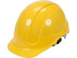 Hełm kask ochronny bhp żółty szybka regulacja
