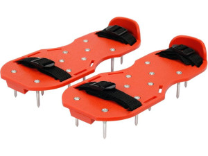 Aerator buty z kolcami do napowietrzania trawnika