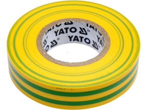 Taśma elektroizolacyjna 15mmx20mx0,13mm żółto-zielona