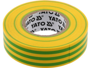 Taśma elektroizolacyjna 19mmx20mx0,13mm, żółto-zielona