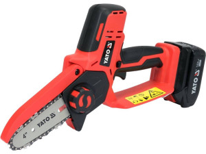 Piła łańcuchowa 4" 18v + aku 2 ah + ład.