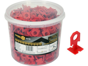 System, klipsy do poziomowania płytek 3mm w wiaderku 400szt