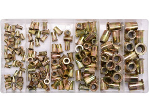 Zestaw nitonakrętek stalowych m3- m10, 150szt yt-36481 yato