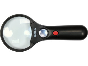 Lupa dwie soczewki 3x/45x podświetlenie led