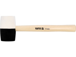 Młotek gumowy z drewnianym trzonkiem 780g fi 63mm yato