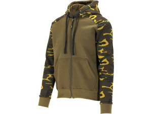 Bluza z kapturem moro zapinana ciepła s