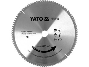 Tarcza widiowa do drewna 315x96tx30mm yato