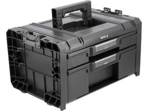 Skrzynka systemowa modułowa z dwoma szufladami t2 s12 450x313x245 mm