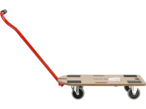 Wózek platformowy 700x375mm platforma transportowa z dyszlem 250 kg